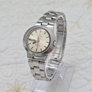 Vintage Omega Dynamic Ladies Watch Automatic Movement Tool 102 Stainless Steel